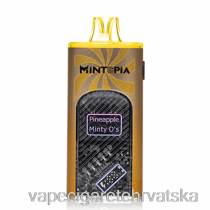 Vape Hrvatska Mintopia Turbo 9000 Disposable Pineapple Minty O's